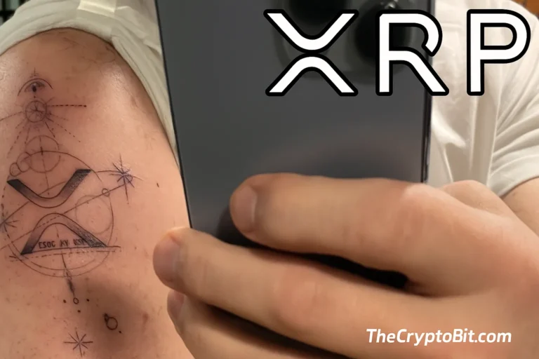 Ripple CEO Brad Garlinghouse XRP Tattoo Inspires Fans